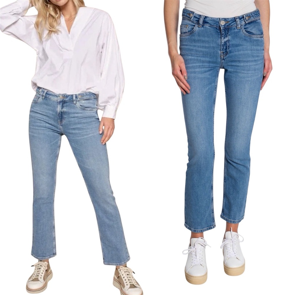 Mid- Rise Light Blue Women's Jeans
